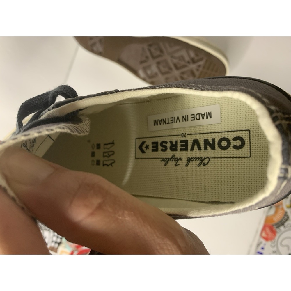 Converse Chuck 70 OX Grey Black A09452F UNISEX Size 4M/6W - Picture 9 of 9